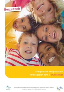 Bildungsplan GS Begleitheft. 5 Kinder die kopfüber in die Kamera schauen