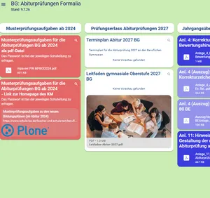 Öffnet externen Link https://ekiba.taskcards.app/ Quelle: Prof. Dr. Georg Wagensommer, Studienleitung, RPI Karlsruhe, RPI Karlsruhe Ausschnitt einer Taskcard, einer Art Pinnwand mit kleinen, bunten Nachrichtenfeldern auf hellgrünem Hintergrund.