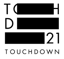 Logo, TD21 mit schwarzen Balken für Touchdown