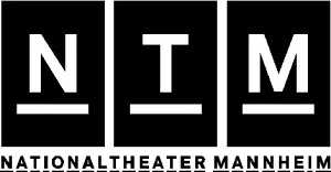 Logo NTM weiß auf schwarze Rechtecke