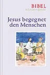 Handzeichnung, Jesus spricht mit zwei Menschen am Feuer