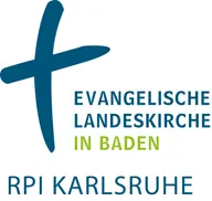 blaues Kreuz als Logo der Ev. Landeskirche / RPI