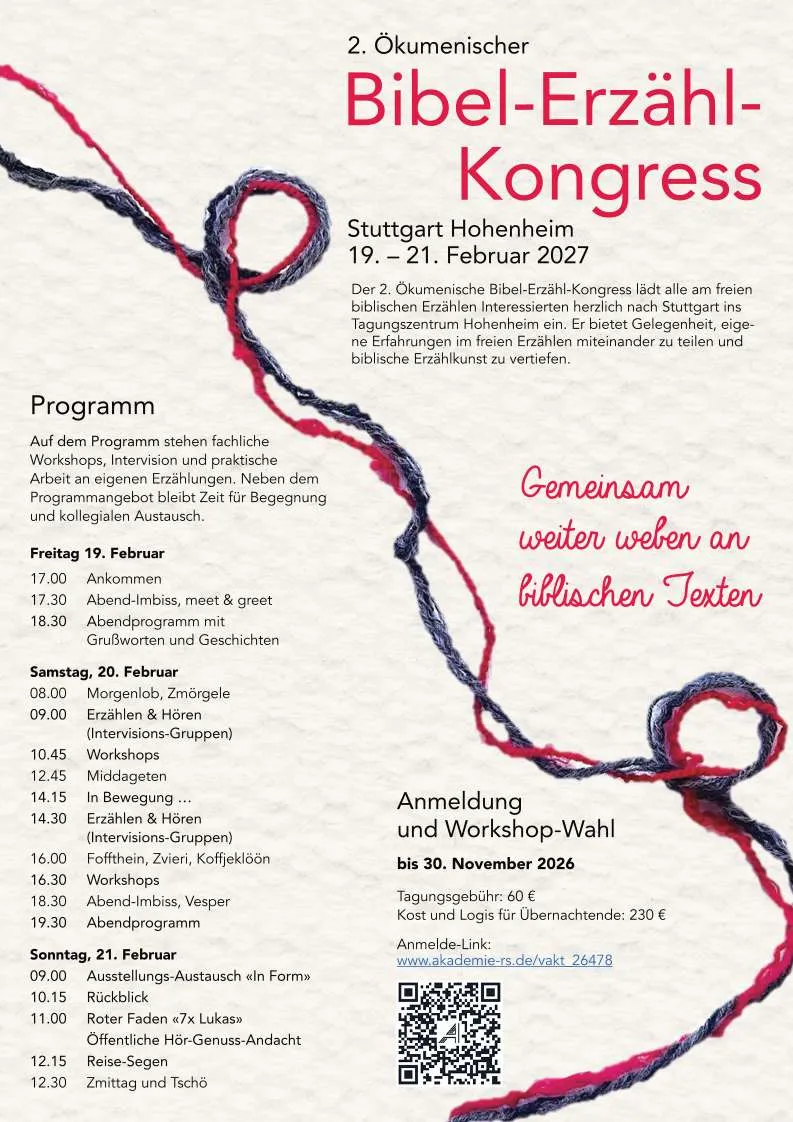 Programmablauf Bibel-Erzähler-Kongress